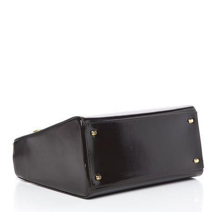 Christian Dior Patent Medium Lady Dior Dark Brown 4 of 9