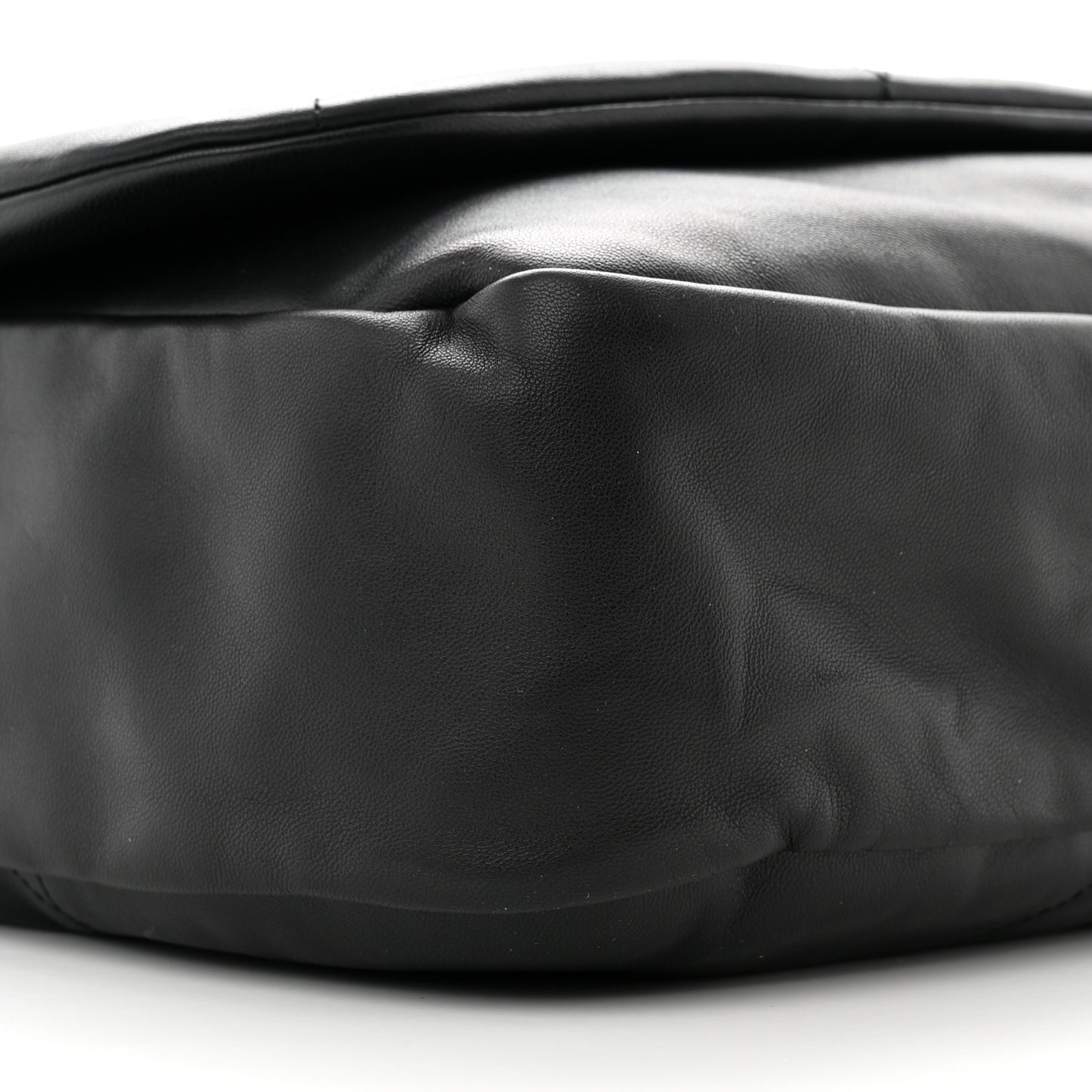 Lambskin Matelasse Monogram Large Jamie 4.3 Black