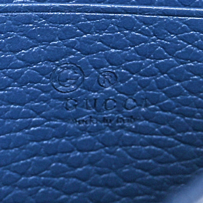 Gucci Dollar Calfskin Interlocking G Chain Wallet Caspian 6 of 10