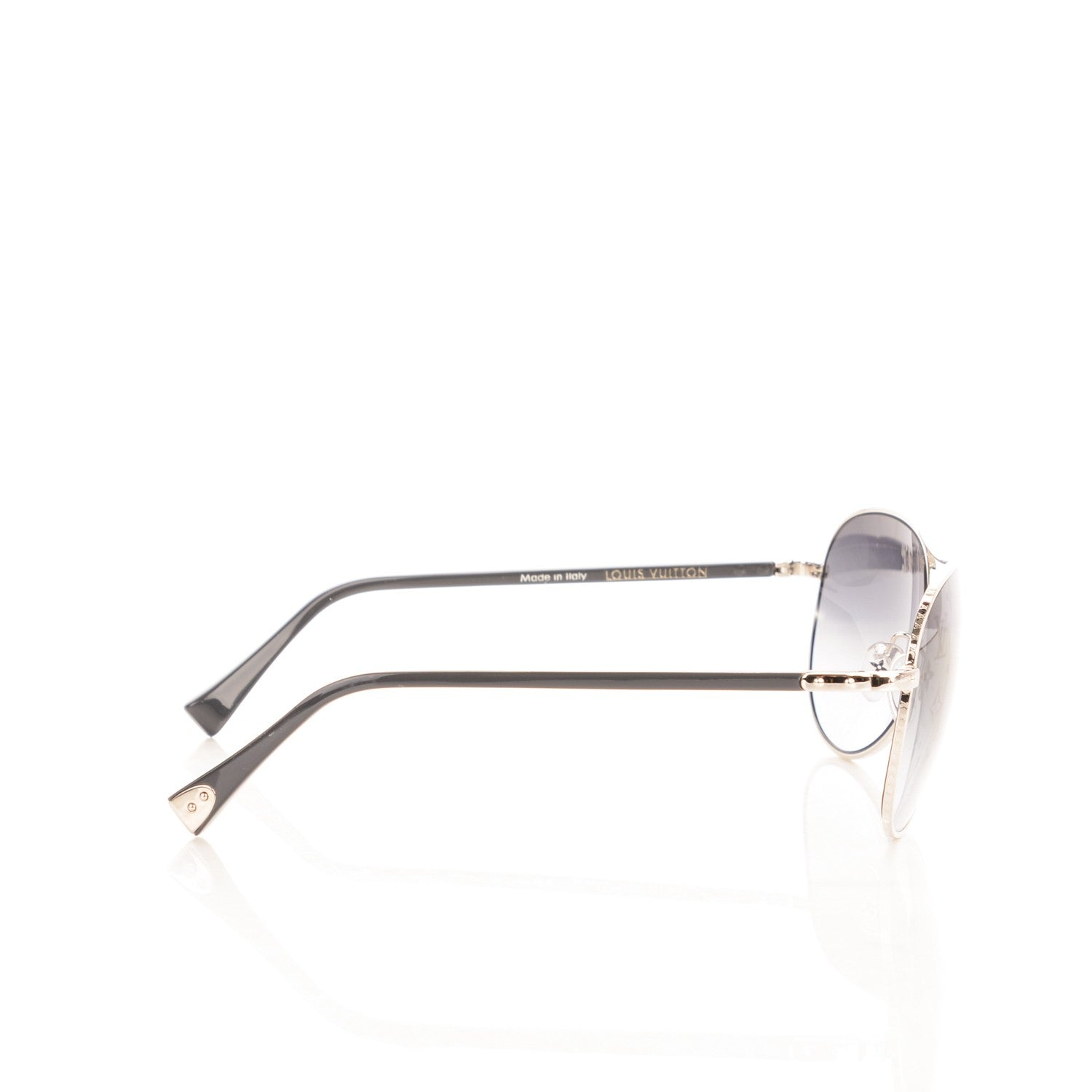 Louis Vuitton Monogram Conspiration Pilote Sunglasses Z0165U Argent 2 of 4