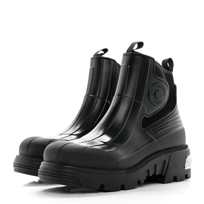 Christian Dior Neoprene Rubber Dior Genesis 30mm Ankle Boots 37 Black 3 of 11