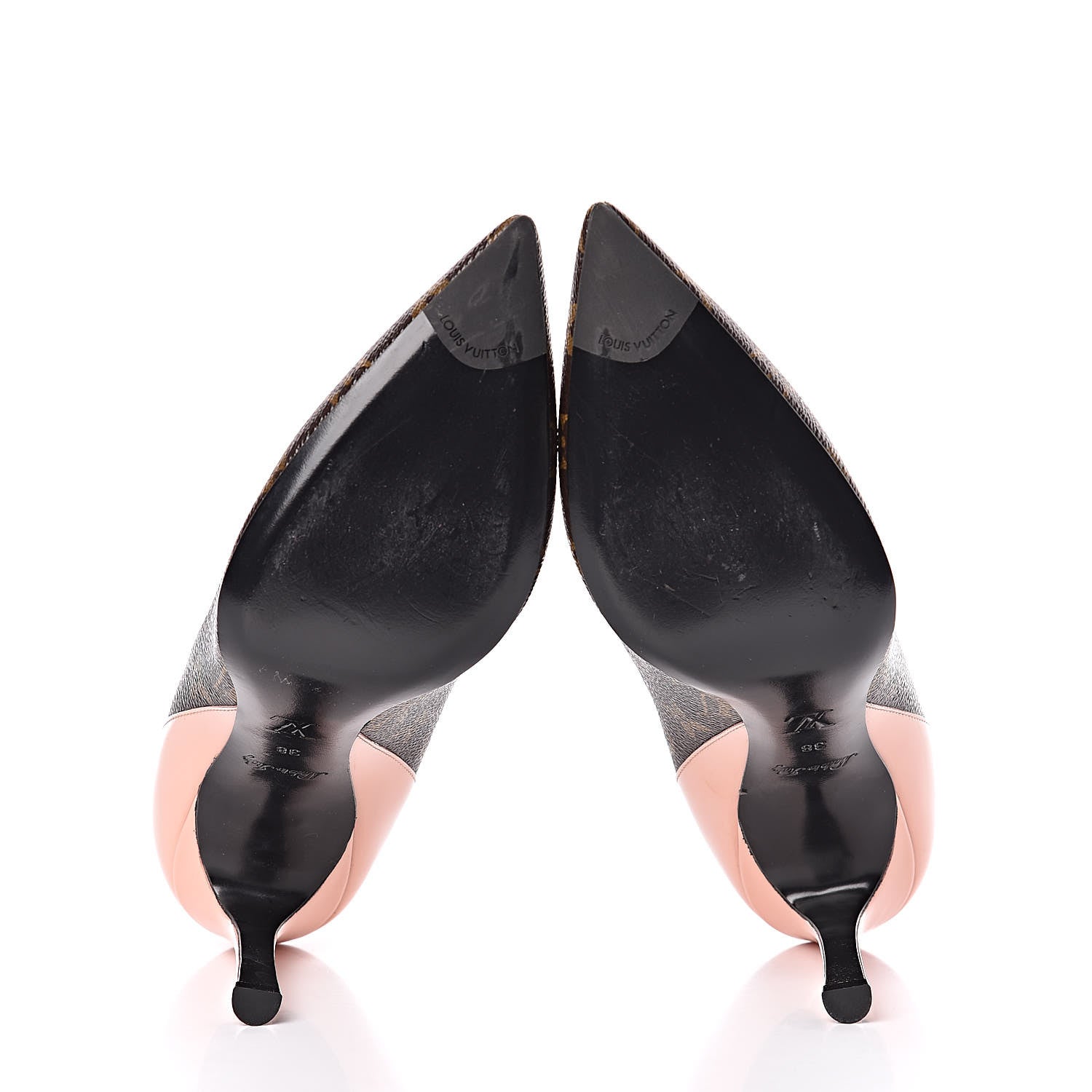 Louis Vuitton Monogram Cherie Pumps 38 Rose Clair 5 of 10