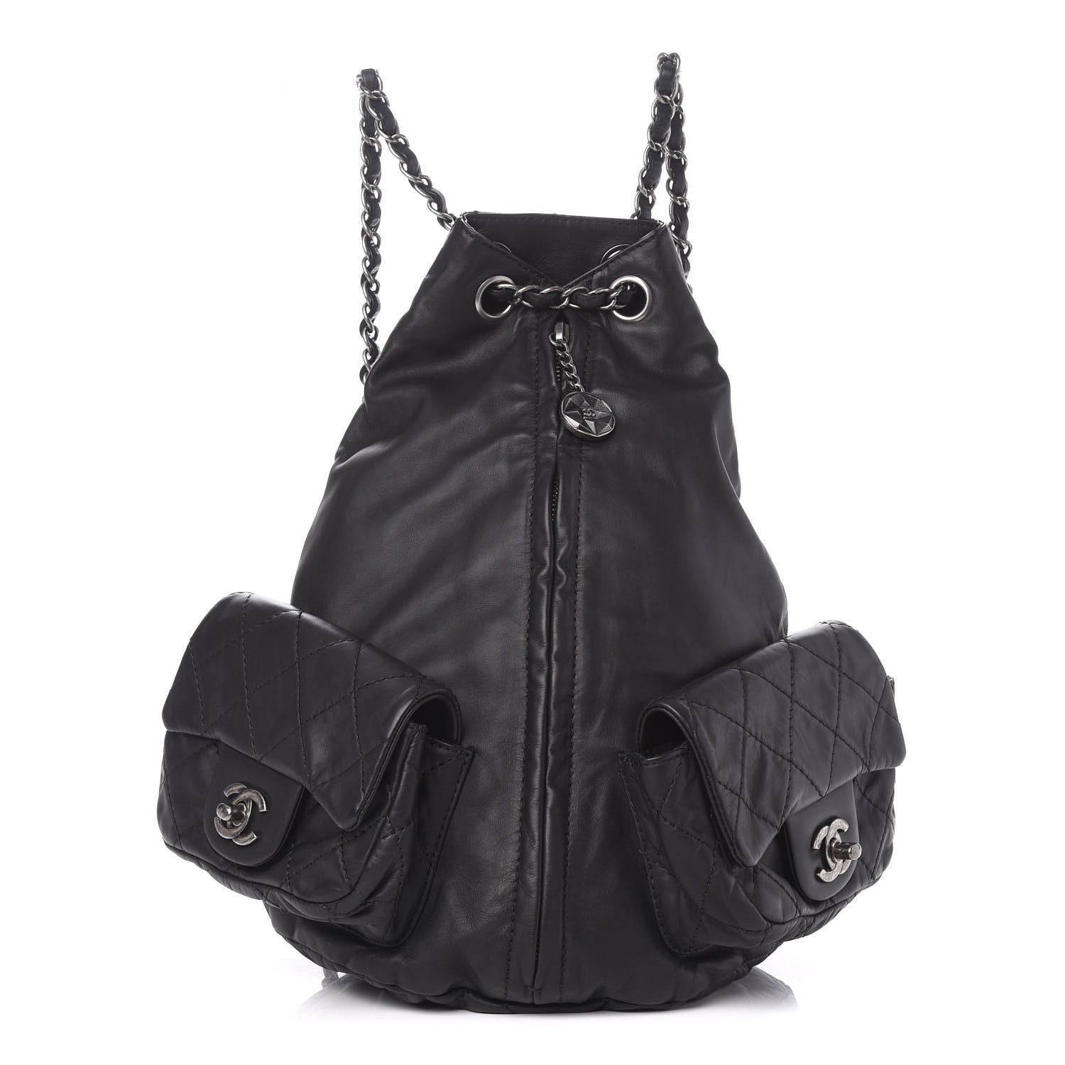 Chanel Calfskin Large Backpack Is Back Black 1 of 8