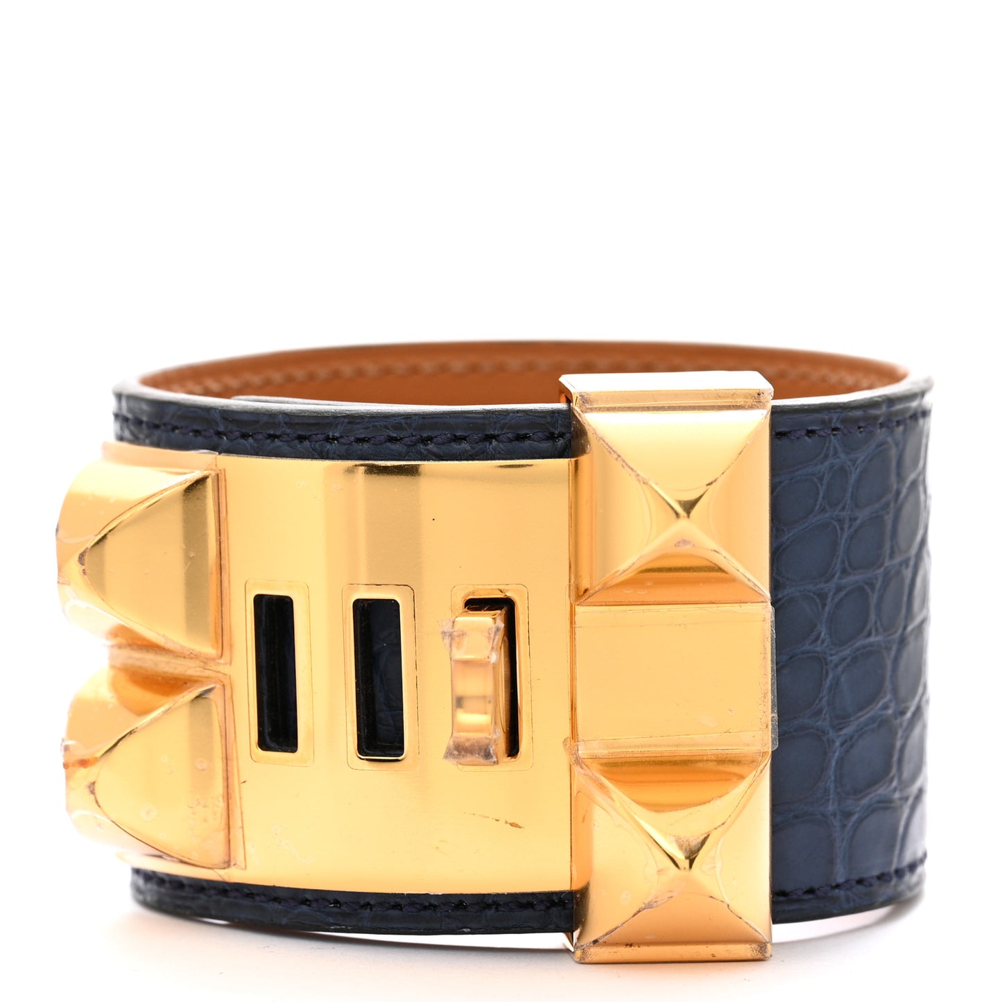 Matte Alligator Collier De Chien CDC Bracelet S Bleu De Malte