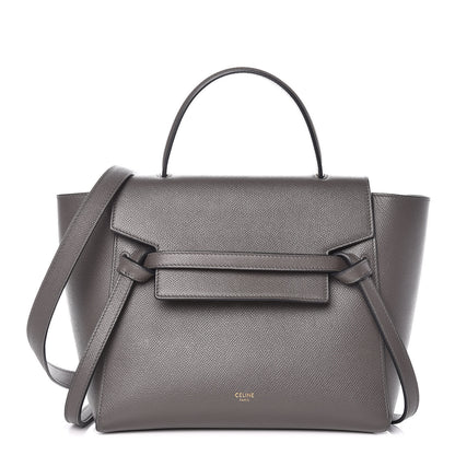 Celine Baby Grained Calfskin Micro Belt Bag Grey 1 of 13