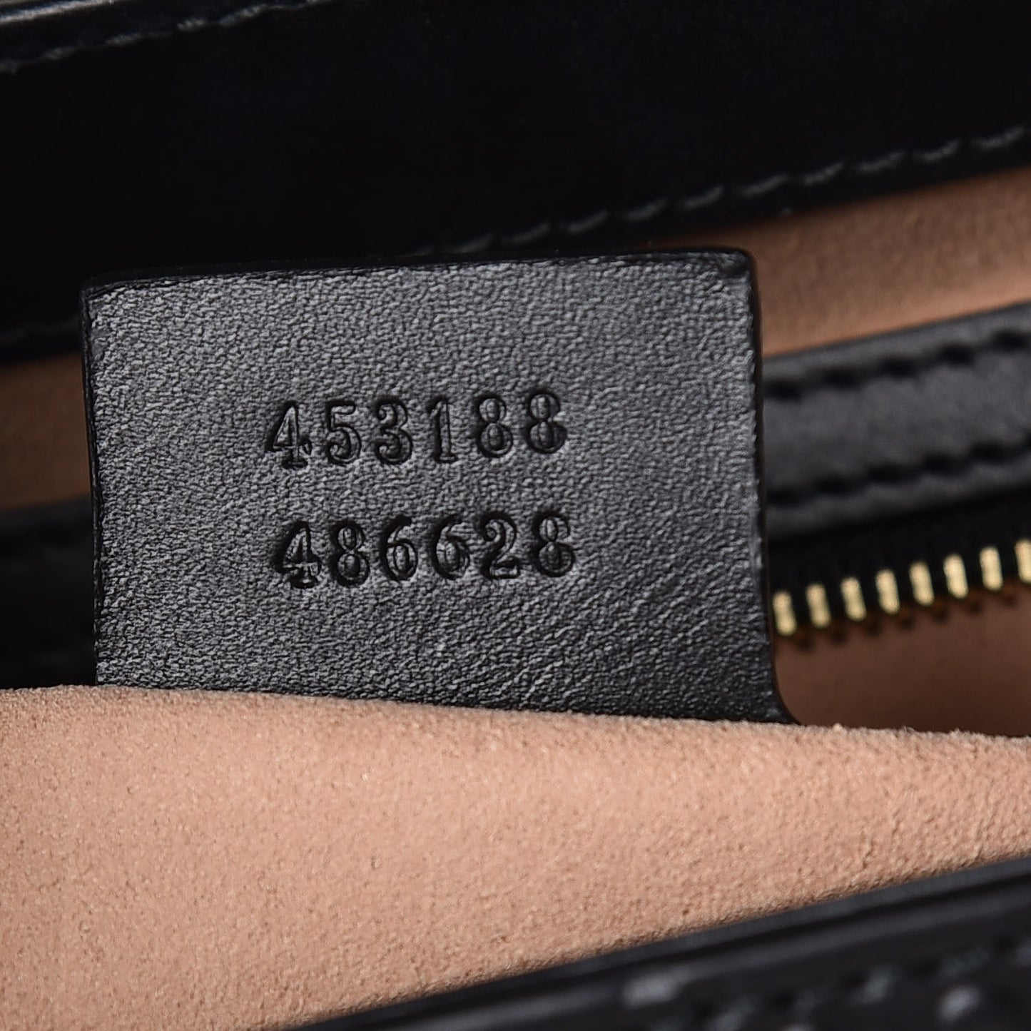 Guccissima Signature Small Padlock Top Handle Bag Black