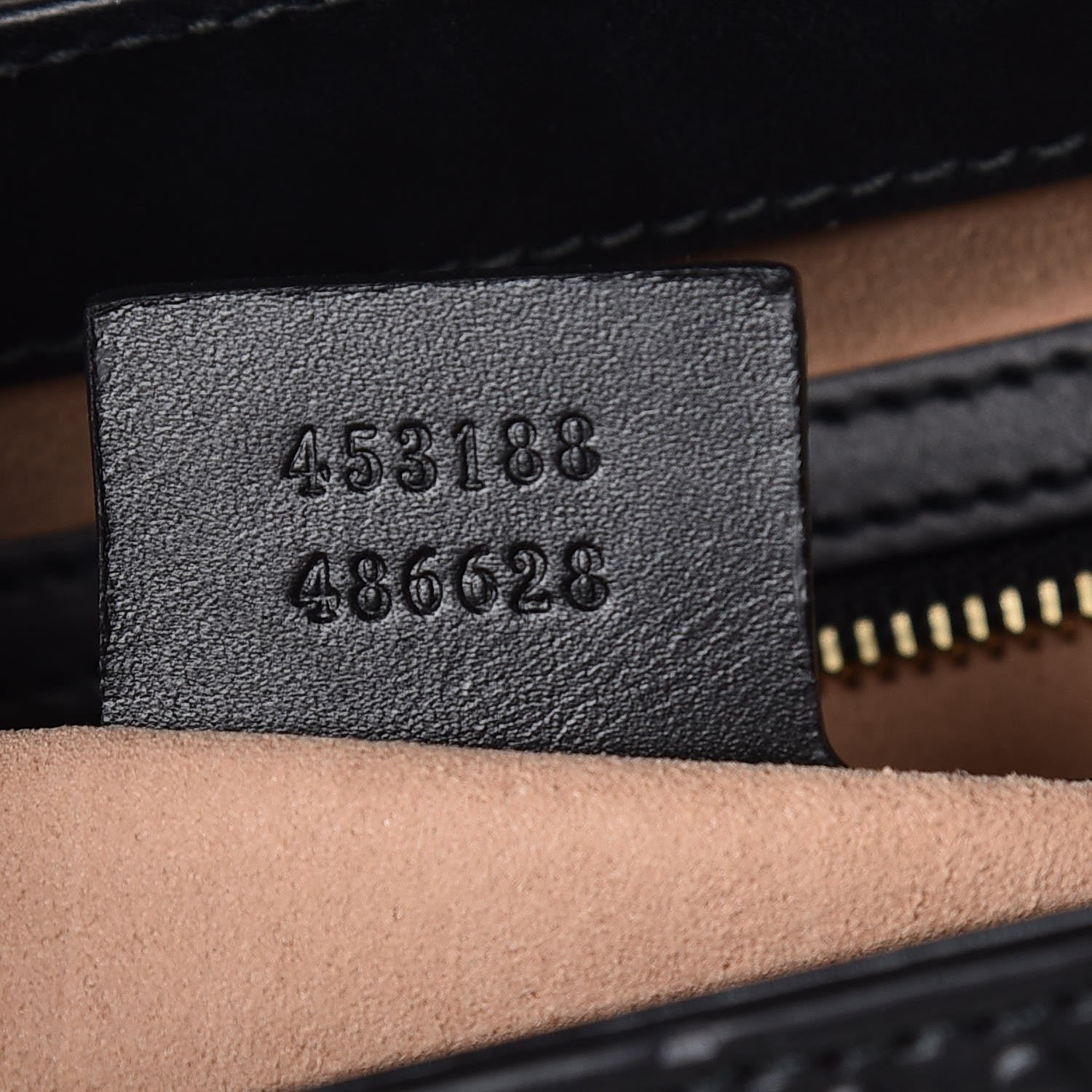 Gucci Guccissima Signature Small Padlock Top Handle Bag Black 9 of 9