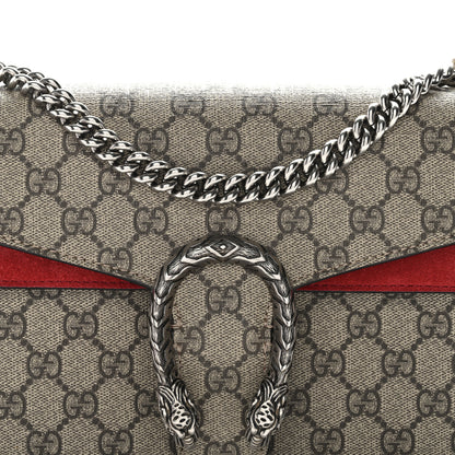 Gucci GG Supreme Monogram Small Dionysus Shoulder Bag Red 8 of 11