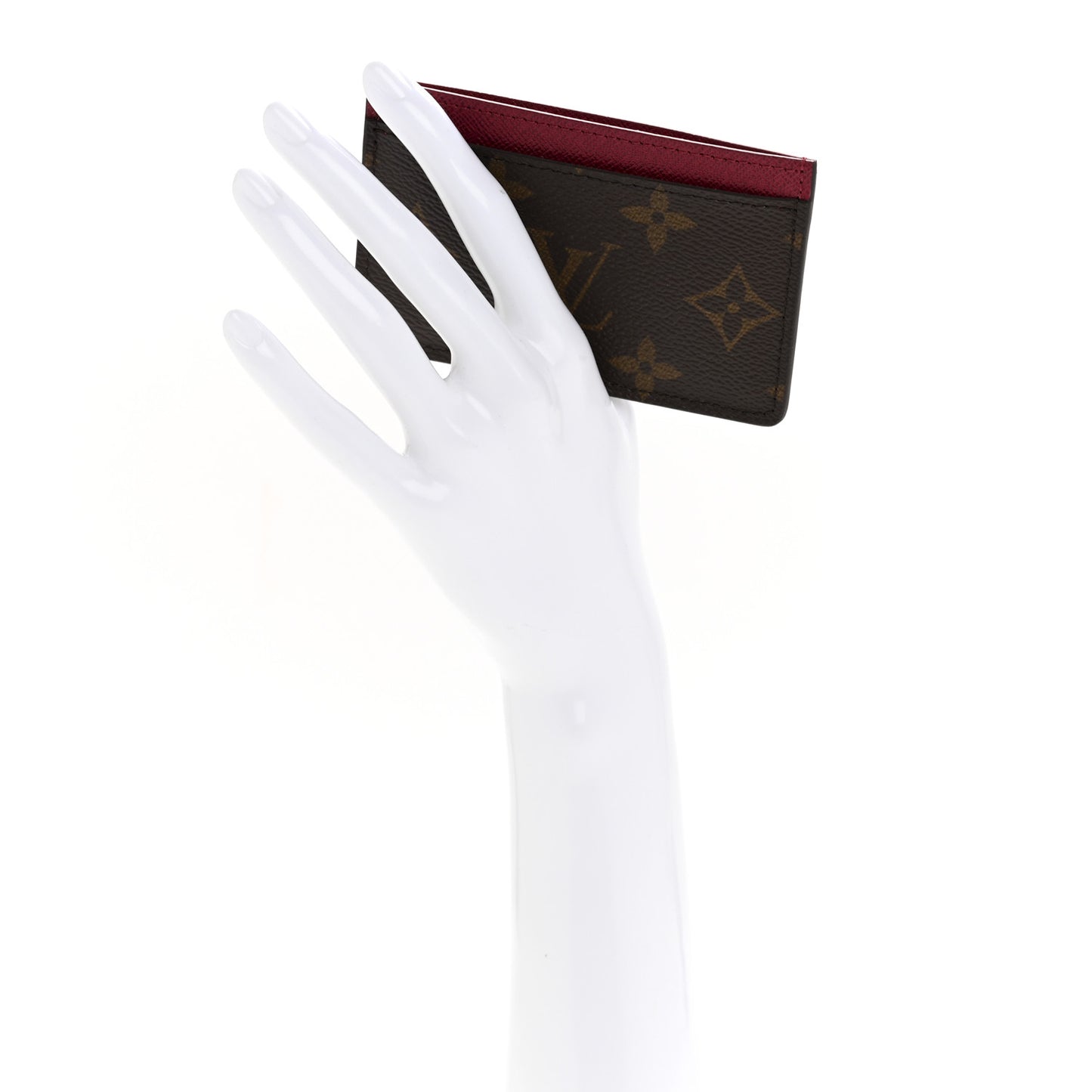 Monogram Card Holder Fuchsia
