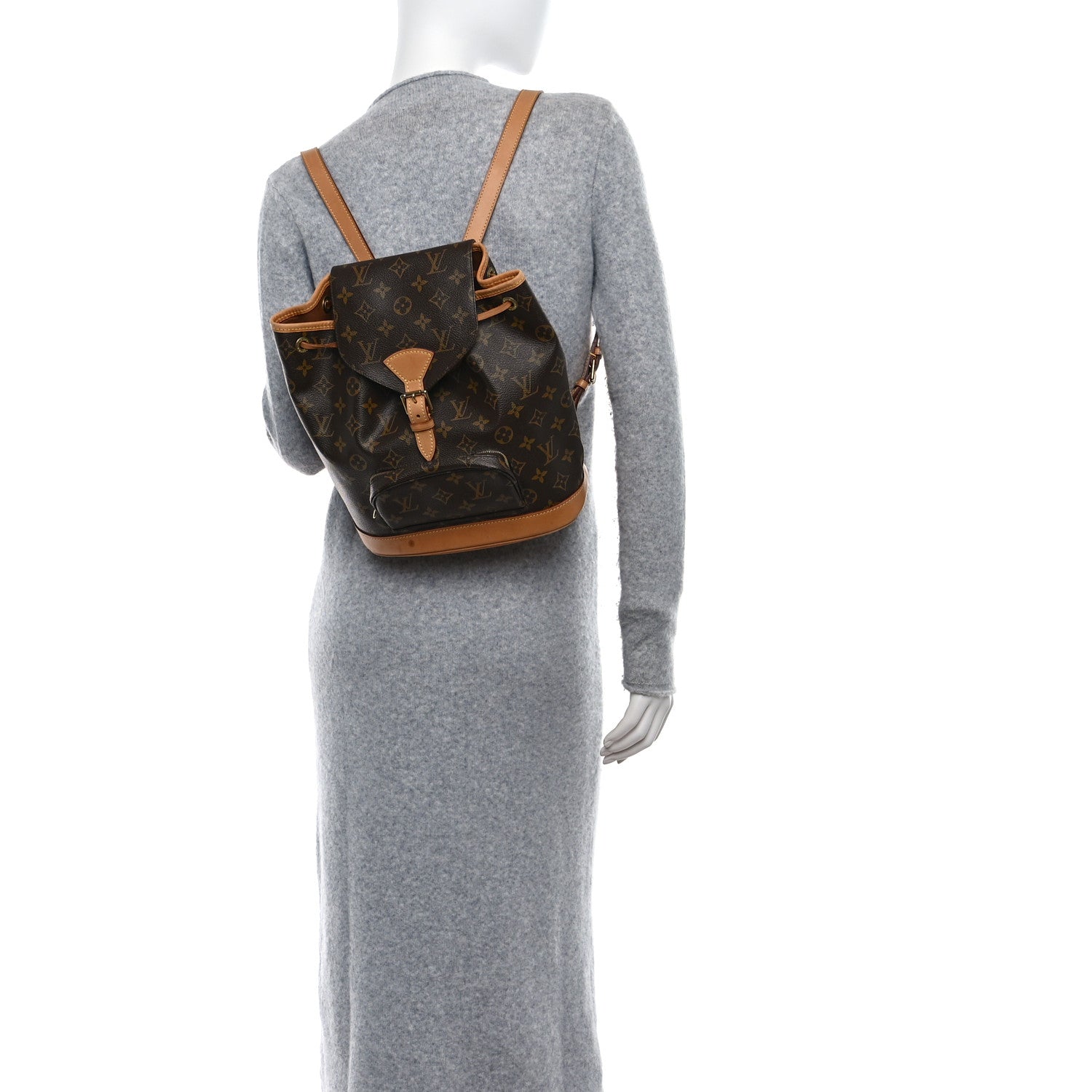 Louis Vuitton LOUIS VUITTON Monogram Montsouris MM Backpack 3 of 11