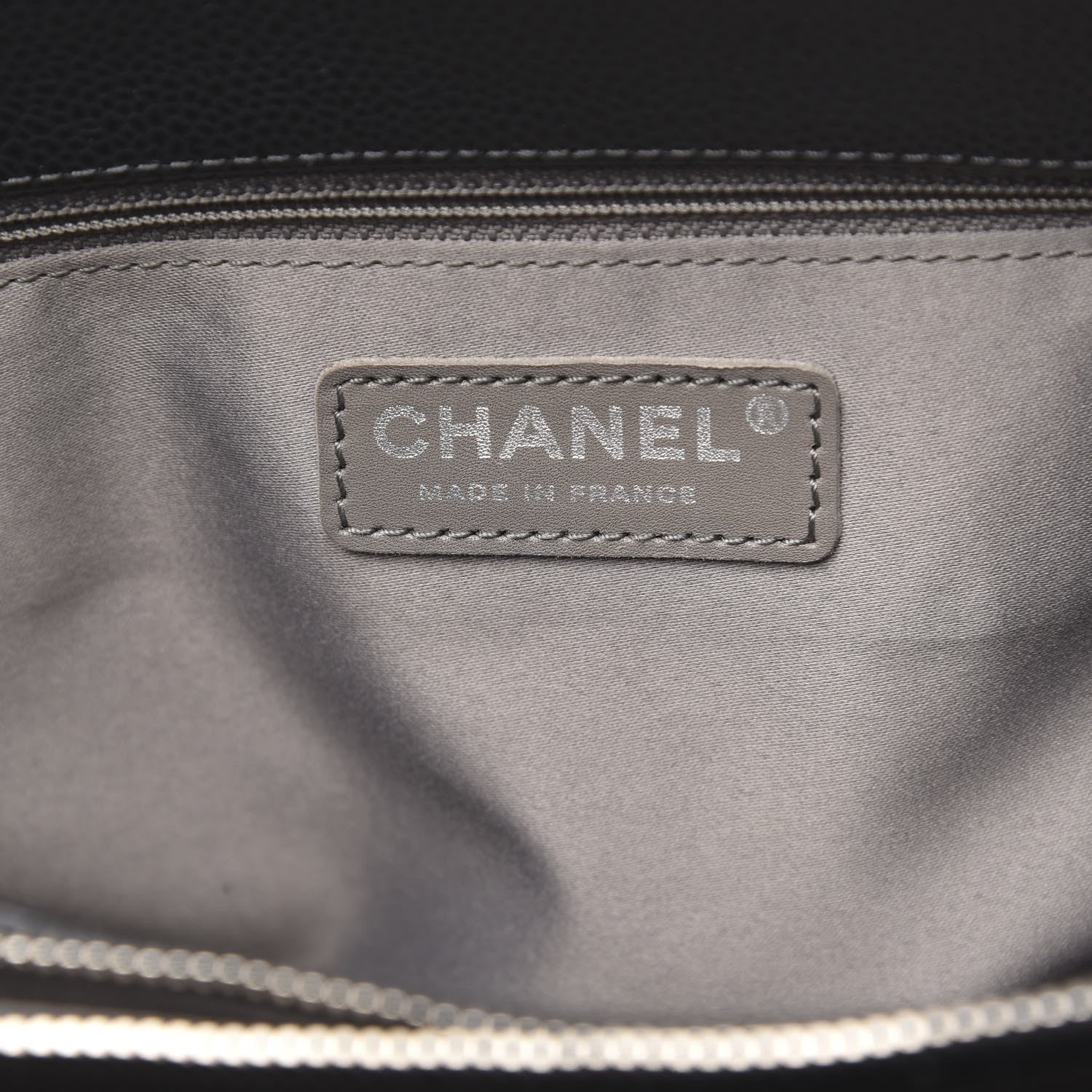 Chanel Caviar Quilted Grand Shopping Tote GST Black 6 of 12
