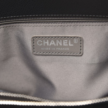 Chanel Caviar Quilted Grand Shopping Tote GST Black 6 of 12