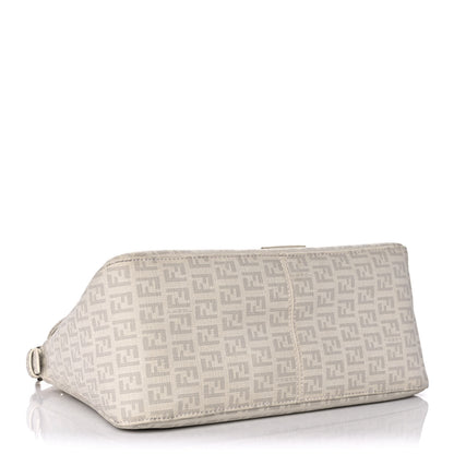 Fendi Zucchino Spalmati Forever Mama Baguette White 4 of 16