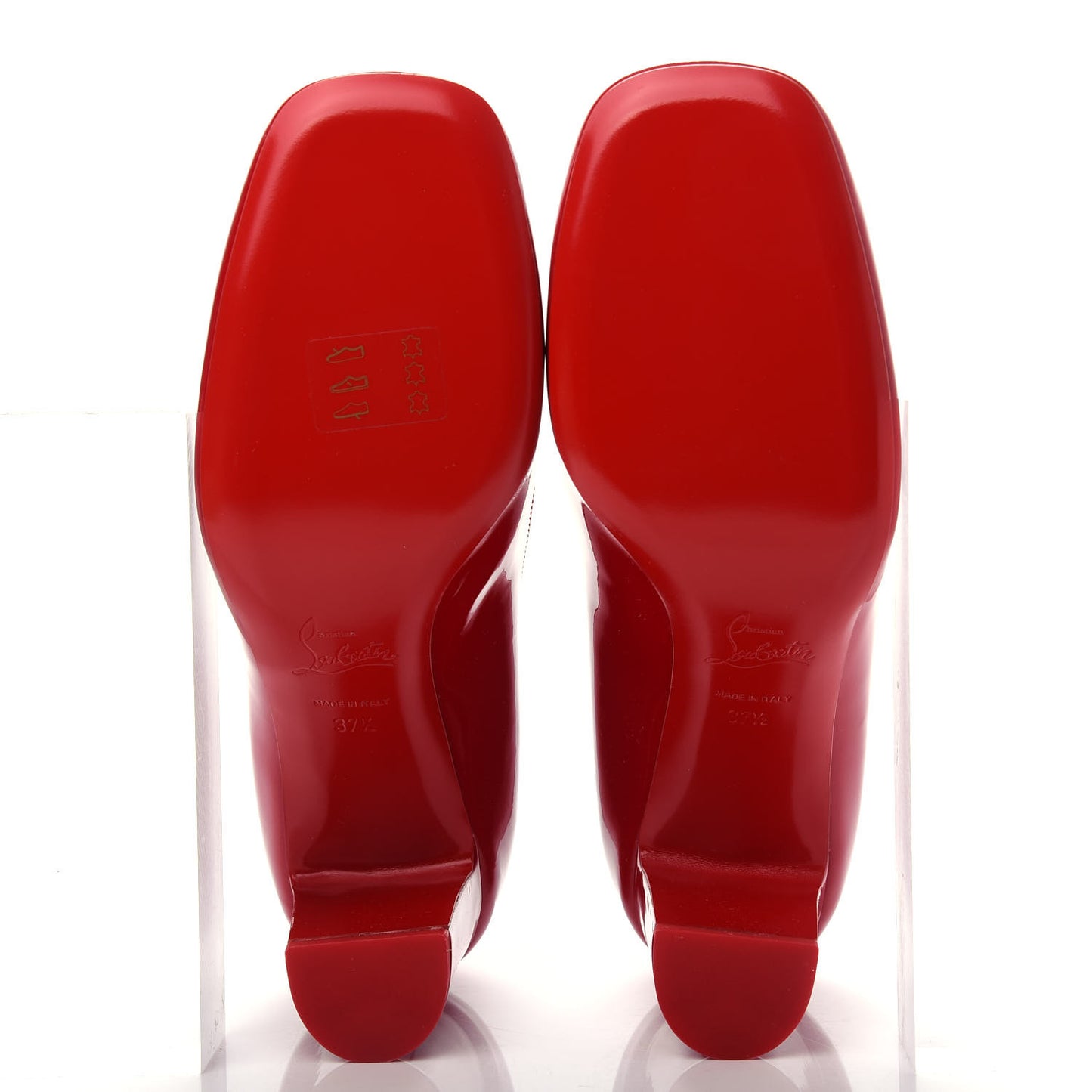 Patent Cadrilla 70 Pumps 37.5 Loubi