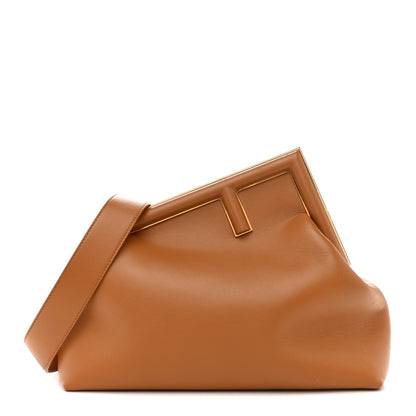 Fendi Shiny Nappa Medium Fendi First Caramello 1 of 13