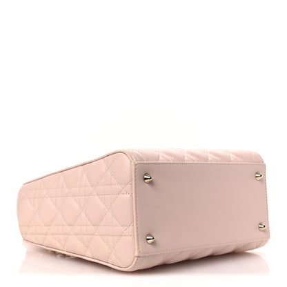 Christian Dior Lambskin Cannage Medium Lady Dior Light Pink 4 of 10