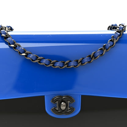 Chanel Plexiglass Plexi Coco Bag Black Blue 8 of 11