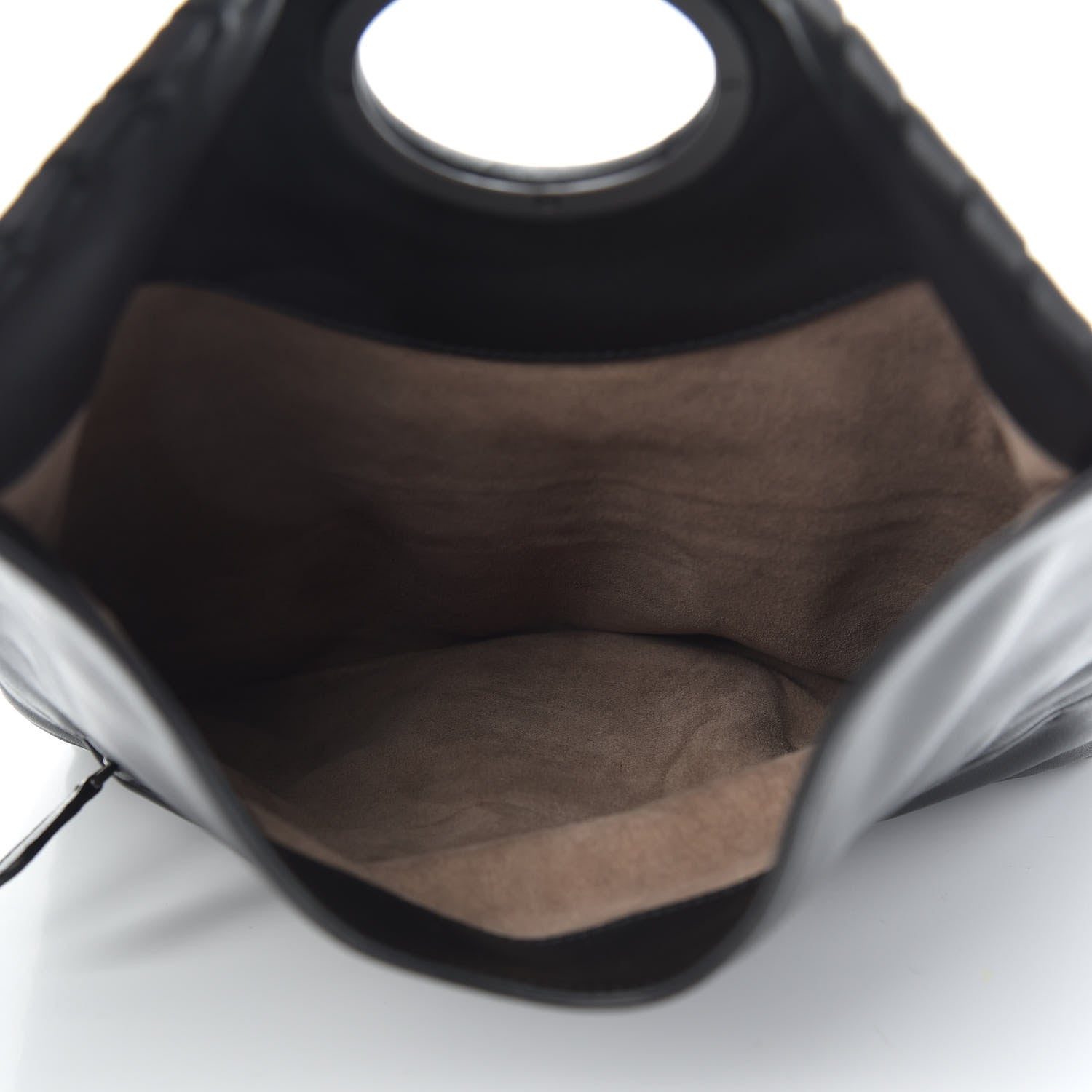 Bottega Veneta Nappa Intrecciato Turnlock Clutch Black 5 of 7