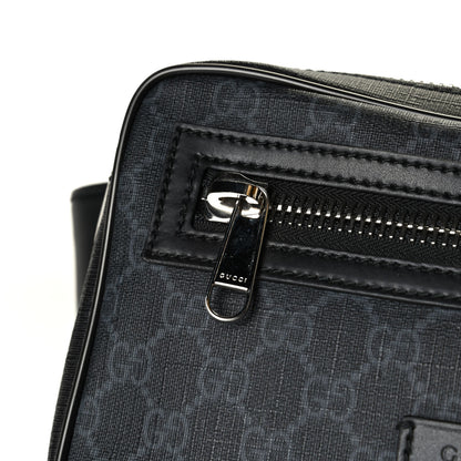 Gucci Soft GG Supreme Monogram Web Belt Bag Black Grey 5 of 5