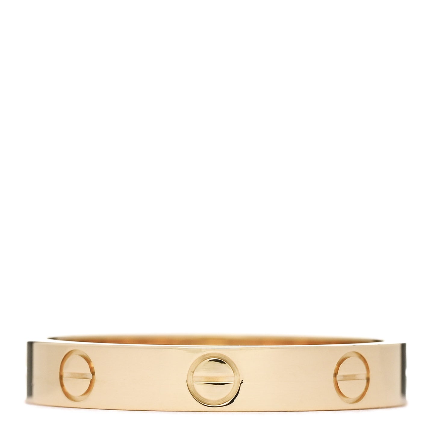 18K Yellow Gold 3.5mm LOVE Wedding Band Ring 61 9.5