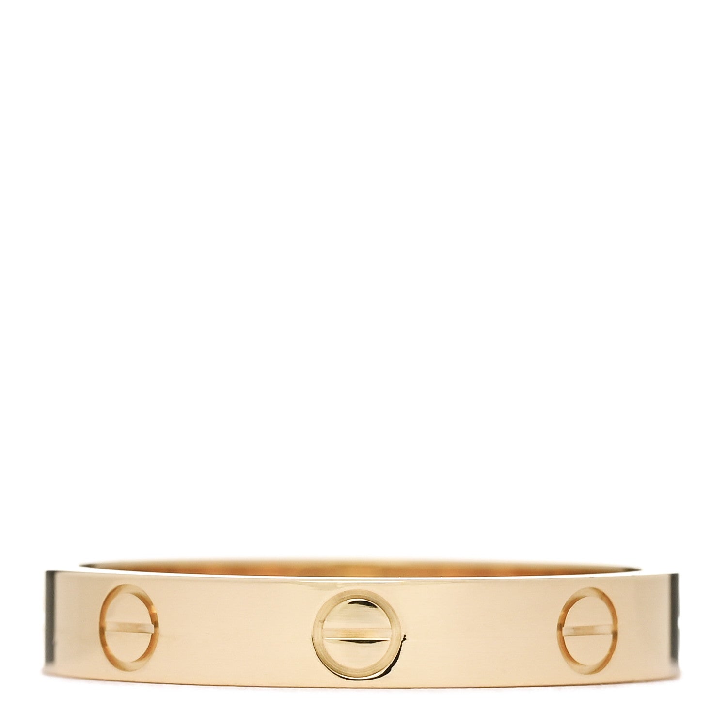 Cartier 18K Yellow Gold 3.5mm LOVE Wedding Band Ring 61 9.5 1 of 5