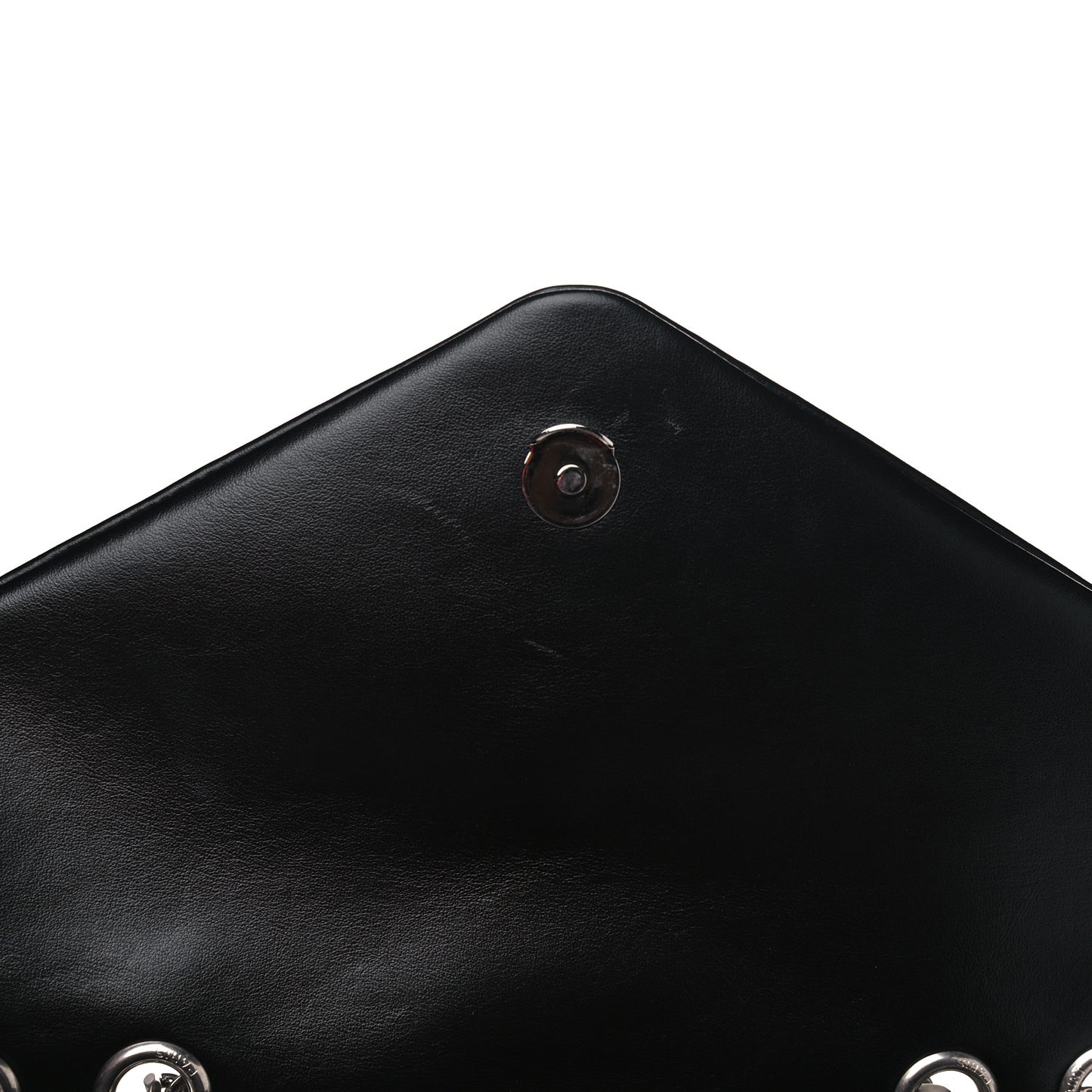 Calfskin Y Quilted Monogram Medium Loulou Chain Satchel Black
