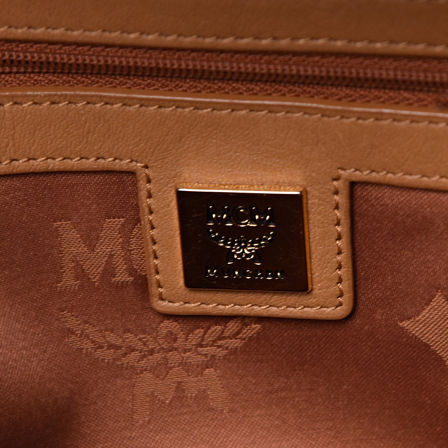Visetos Sprinkle Stud Mini Stark Backpack Cognac