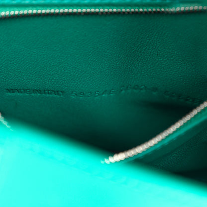 Balenciaga Shiny Box Calfskin Small Hourglass Top Handle Bag Dark Turquoise 7 of 11