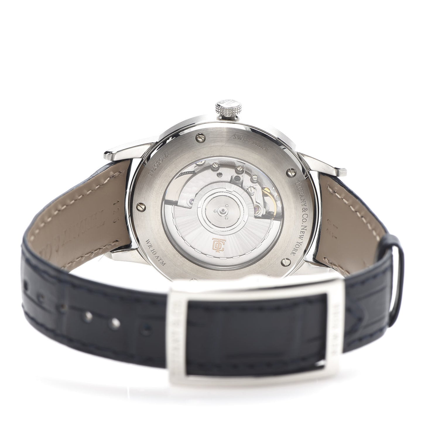 Stainless Steel Alligator 40mm CT60 3-Hand Automatic Watch Blue
