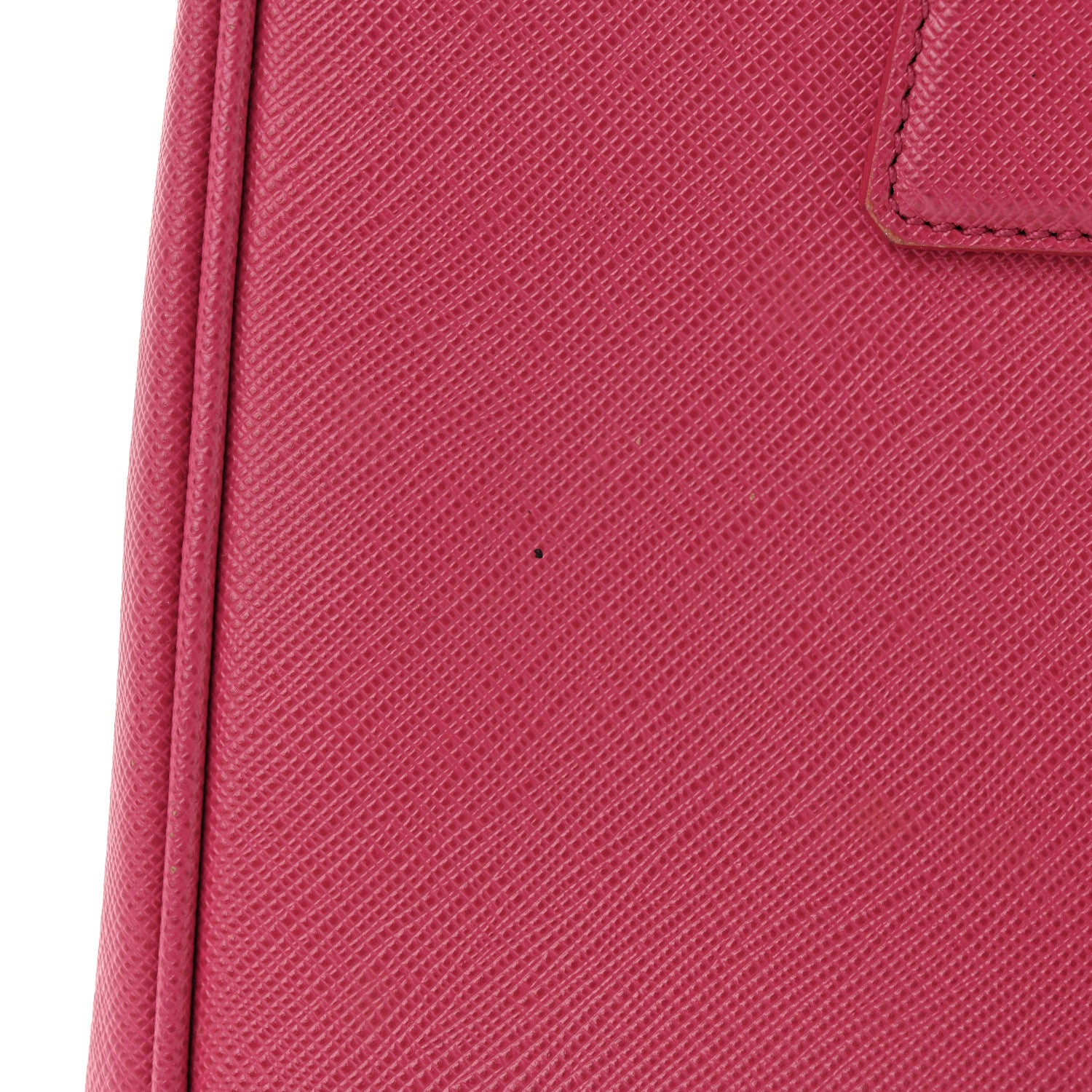 Prada Saffiano Small Galleria Double Zip Tote Fuxia 12 of 12