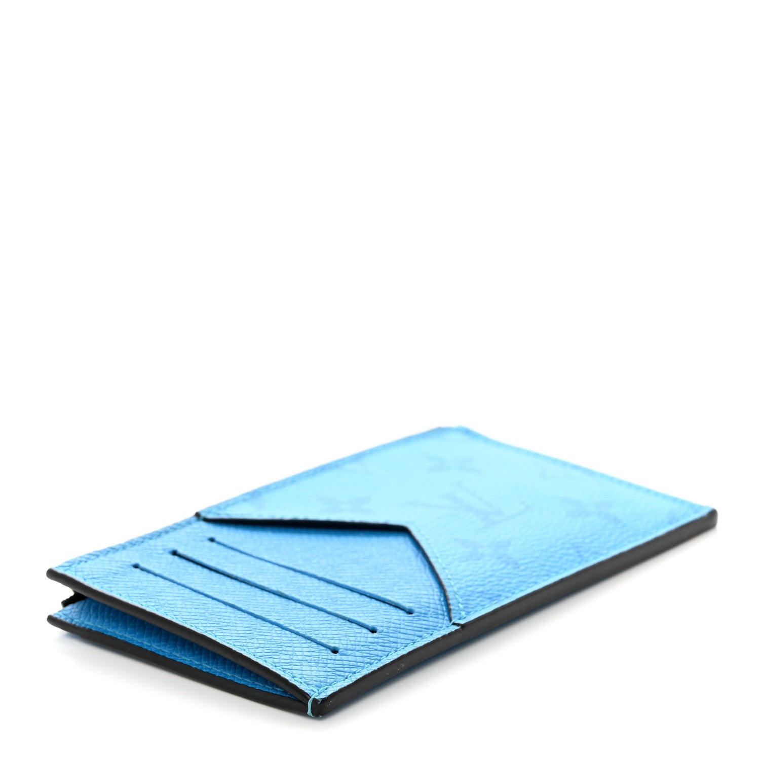 Louis Vuitton Taigarama Coin Card Holder Blue Lagoon 4 of 7