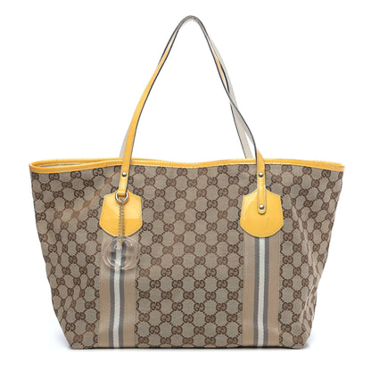Gucci Monogram Web Large Jolie Tote Yellow 1 of 14