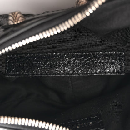 Balenciaga Agneau Arena Le Cagole Fringe Shoulder Bag XS Black 7 of 13