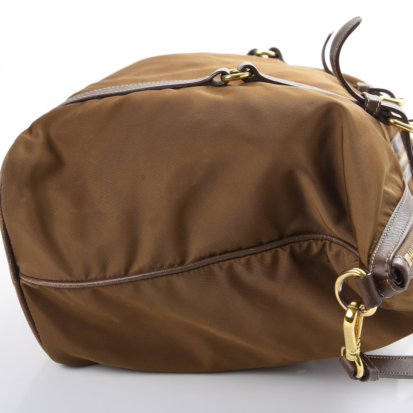 Tessuto Nylon Saffiano Tote Corinto