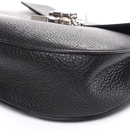 Chloe Grained Lambskin Drew Shoulder Bag Black 9 of 9