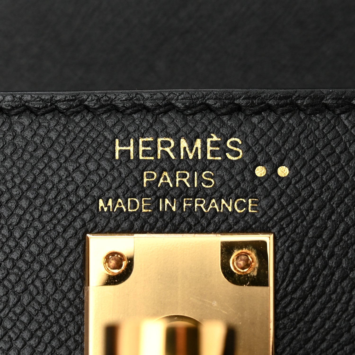 Hermes Madame Calfskin Shiny Niloticus Crocodile Kelly Sellier Touch 25 Black 6 of 11