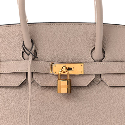 Hermes Togo Birkin 35 Gris Tourterelle 7 of 8