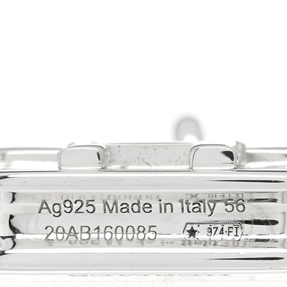 Hermes Sterling Silver Constance Amulettes Ring 56 7.5 4 of 4