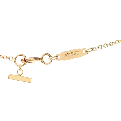 Tiffany 18K Yellow Gold Small T Smile Pendant Necklace 4 of 6