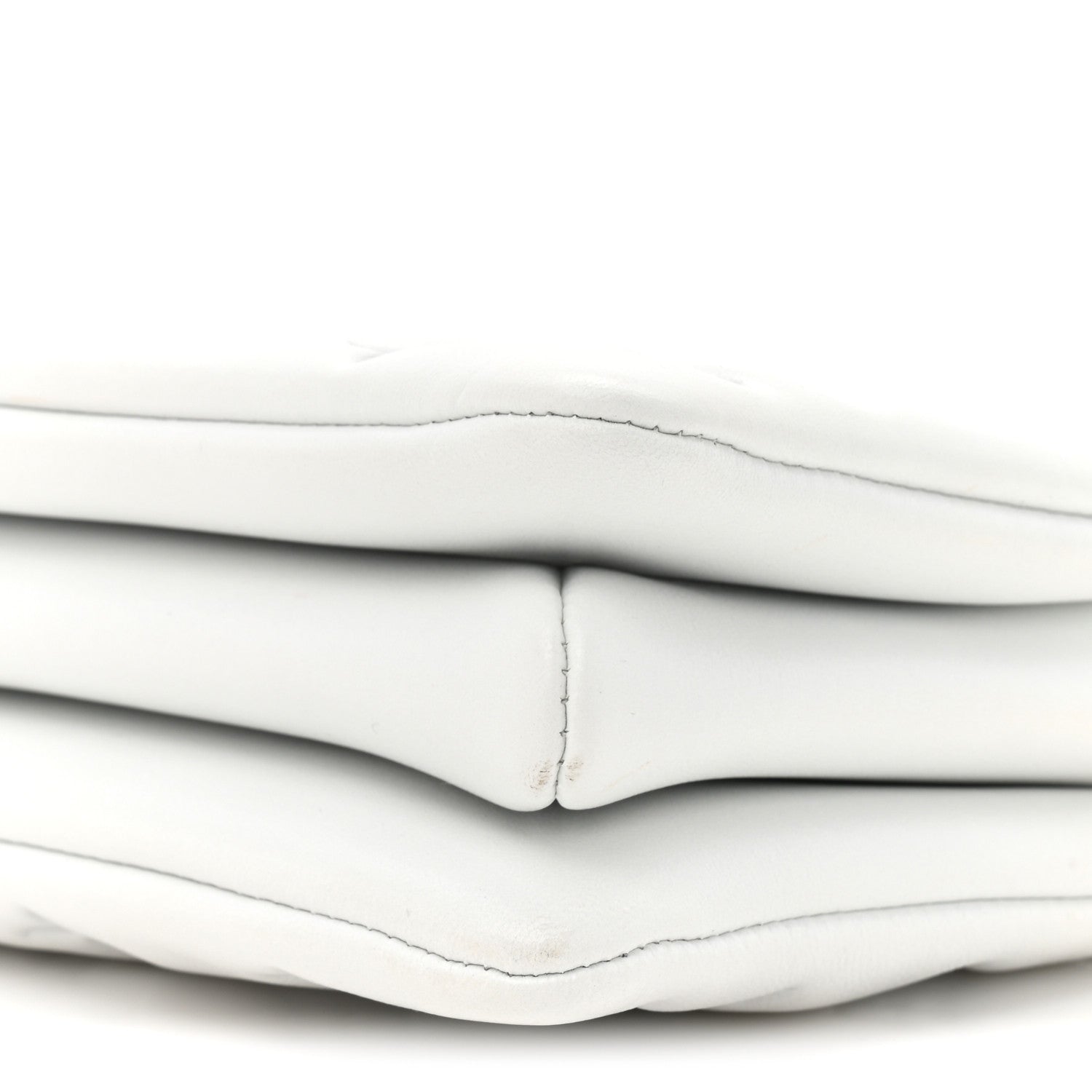 Louis Vuitton Lambskin Embossed Monogram Coussin BB White 19 of 23