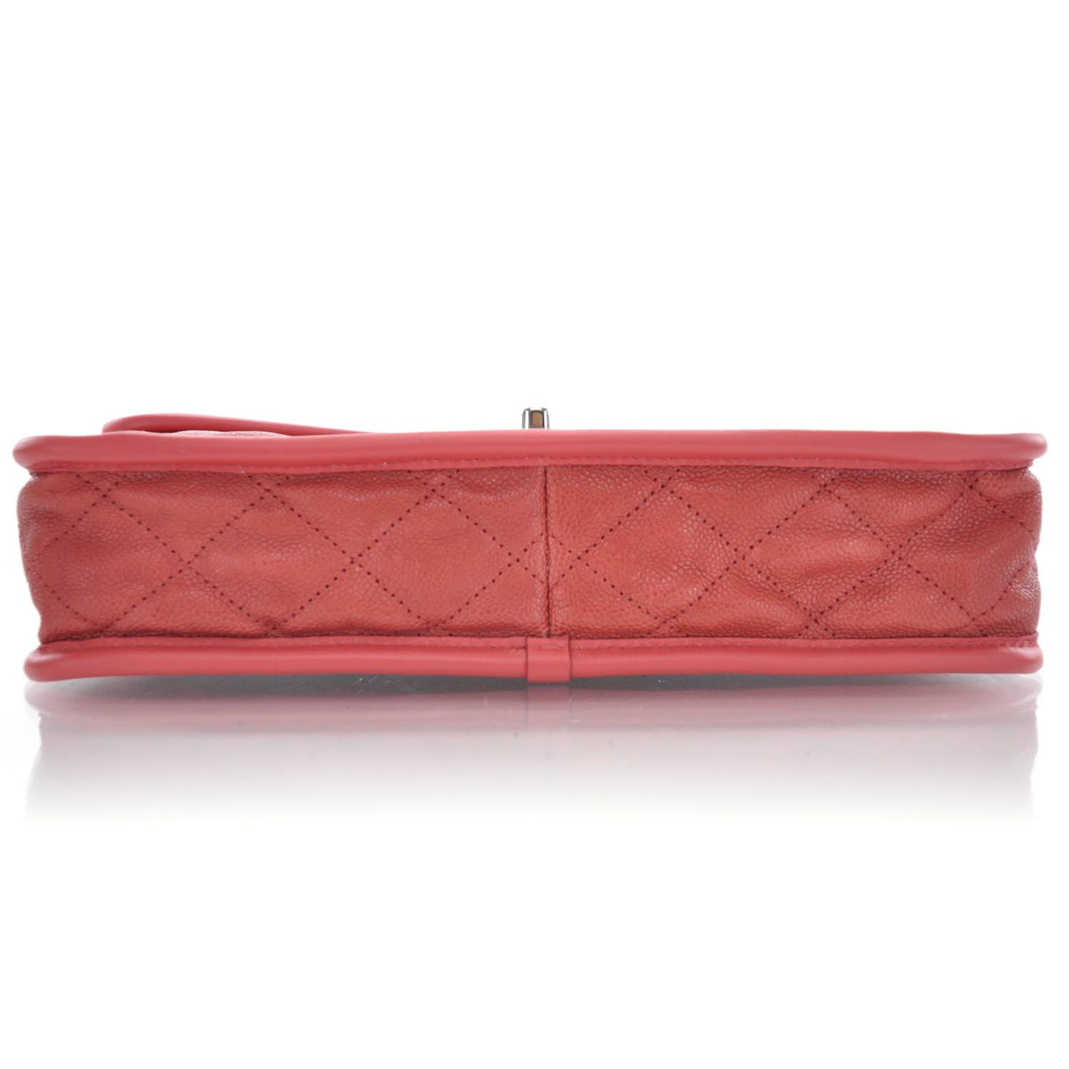 Chanel Suede Calfskin French Riviera Flap Red 6 of 12