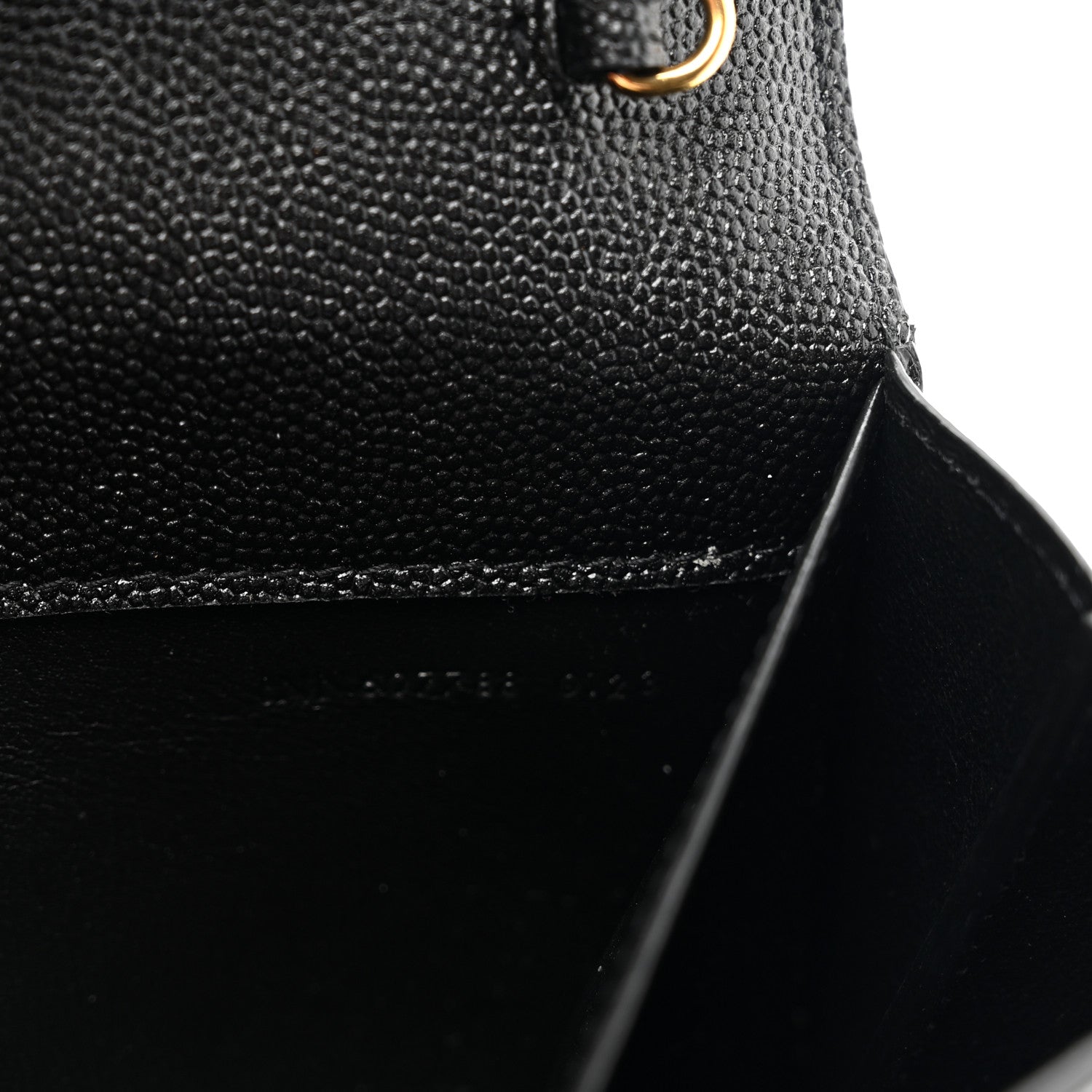 Saint Laurent Grain De Poudre Uptown Chain Wallet Black 8 of 13
