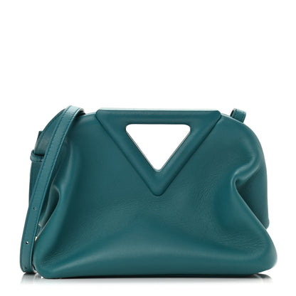 Bottega Veneta Calfskin Small The Point Triangle Bag Mallard 1 of 9