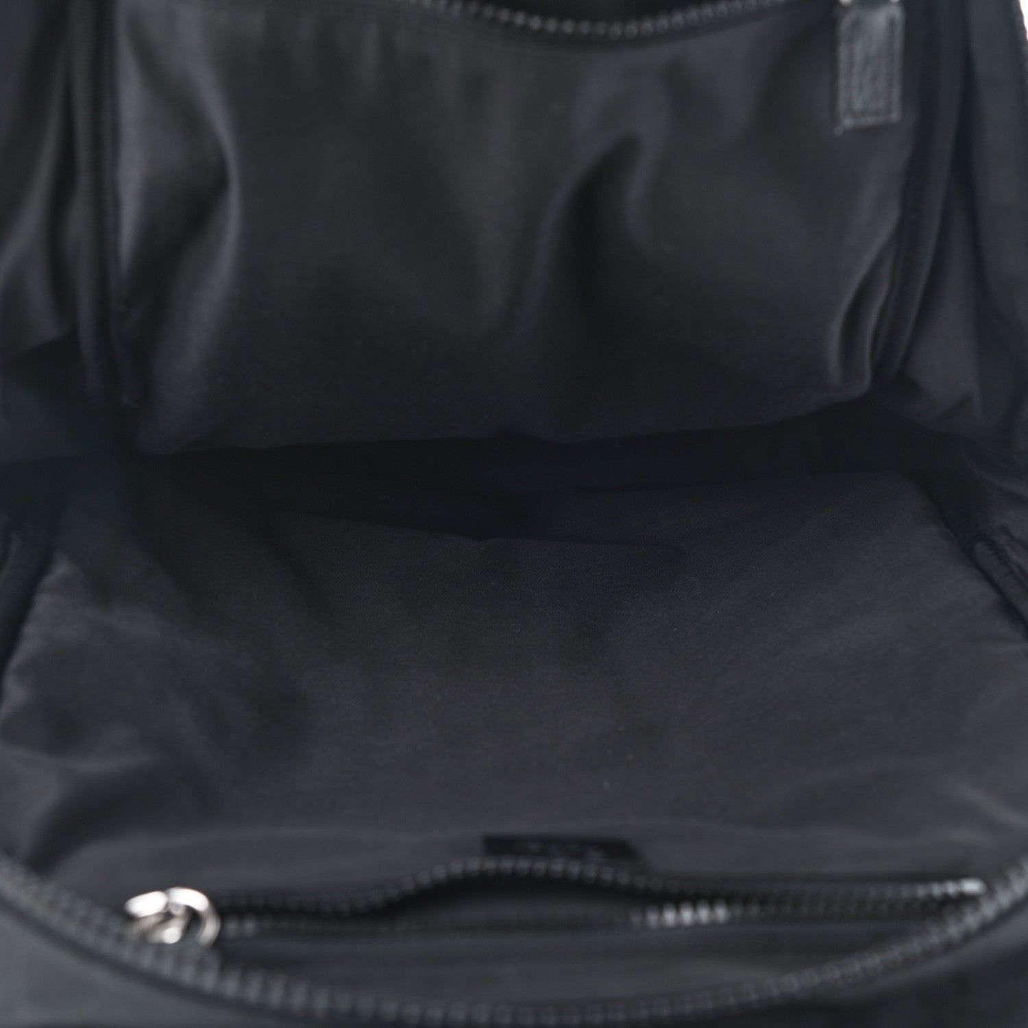 Gucci Nylon Monogram Slim Backpack Black 4 of 5