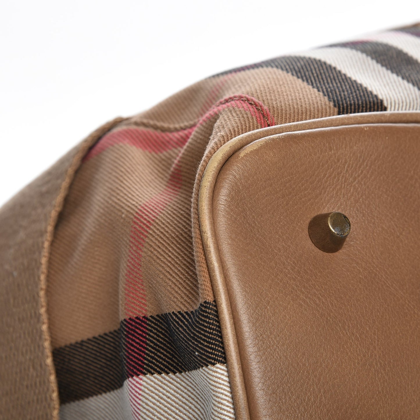 House Check Aurelia Diaper Bag Dark Tan