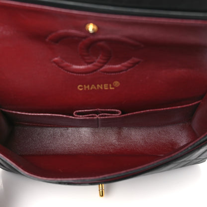 Chanel Lambskin Quilted Medium Double Flap Black 5 of 11