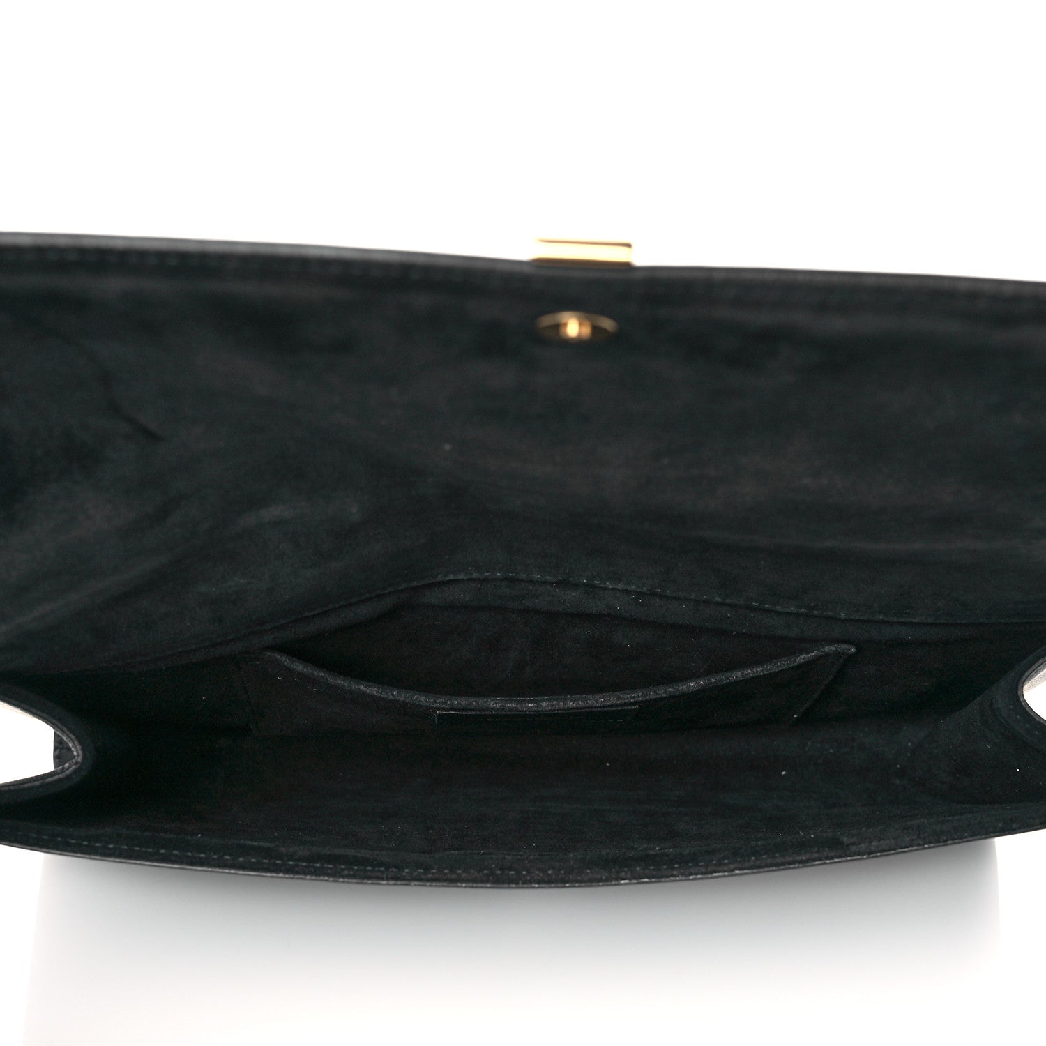 Saint Laurent Calfskin Classic Y Ligne Clutch Black 5 of 10