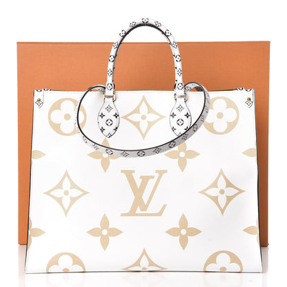 Louis Vuitton Monogram Giant Onthego GM Kaki Beige 11 of 11
