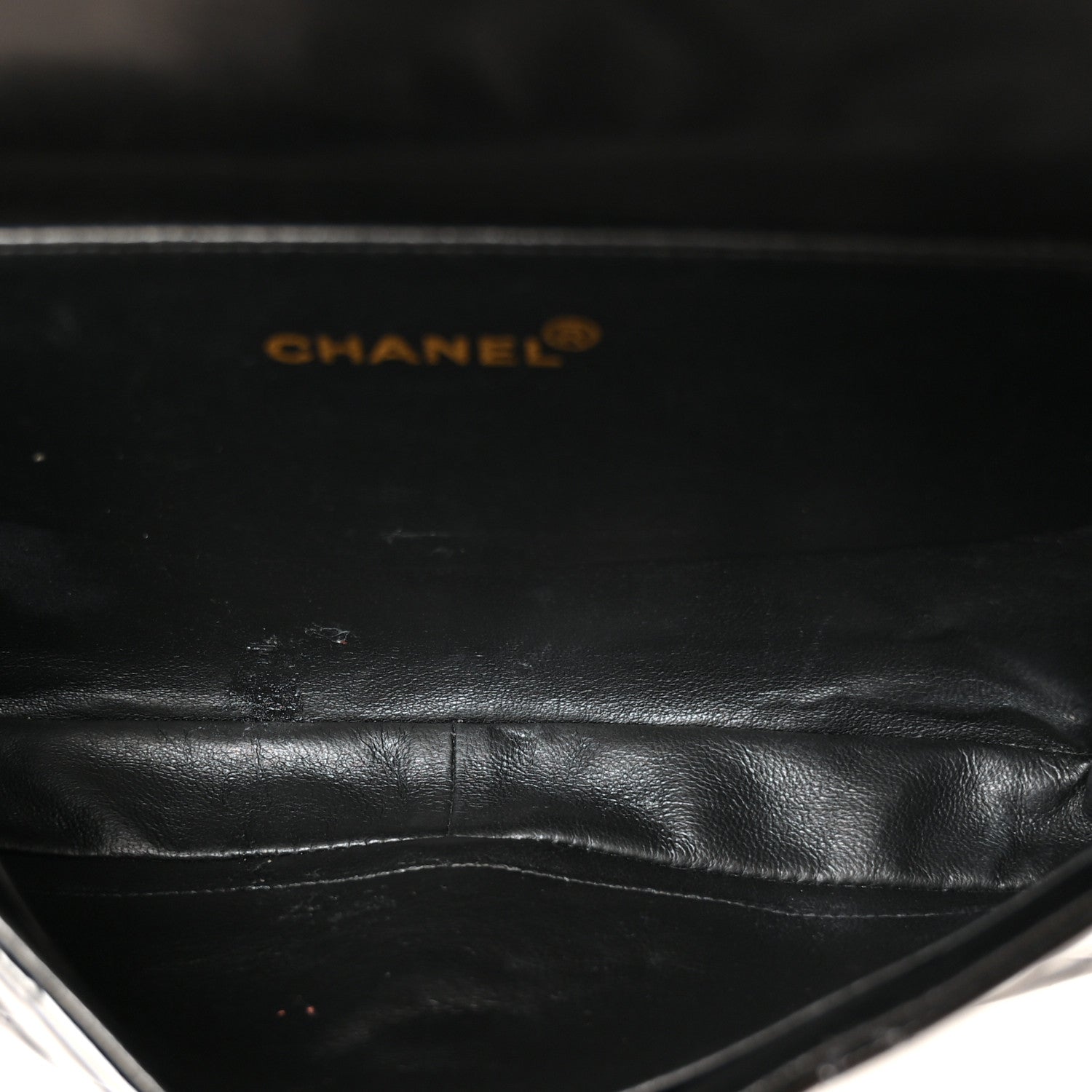 Chanel Patent Quilted Double Sided Shoulder Flap Bag Black 5 of 13