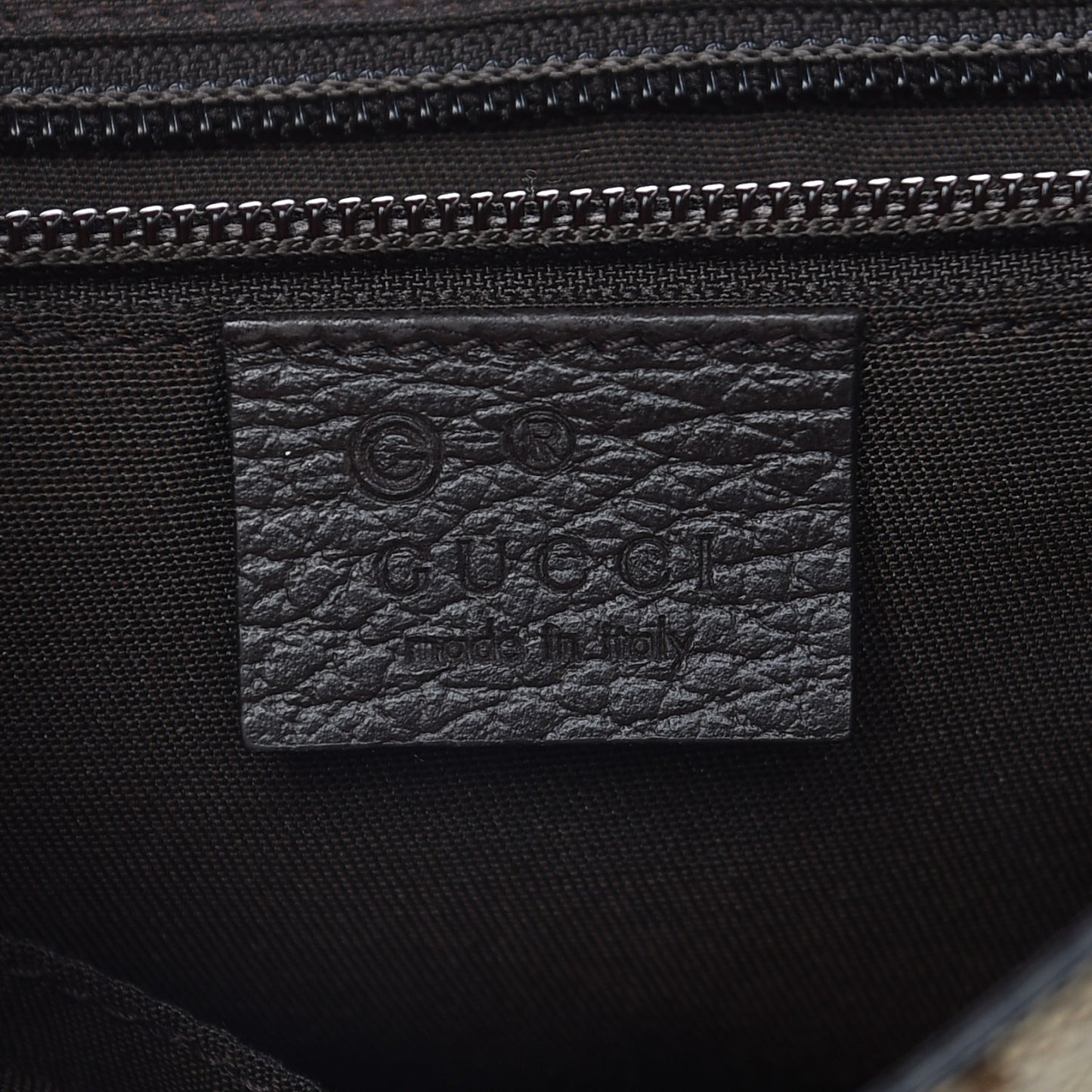 Monogram Flap Messenger Bag Beige Dark Brown